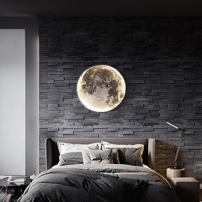 Skorter | Modern LED Wall Lamp Moon Indoor Lighting for Bedroom Living Room Home Decoration Fixture Light Decorate Chandeliers Lamps
