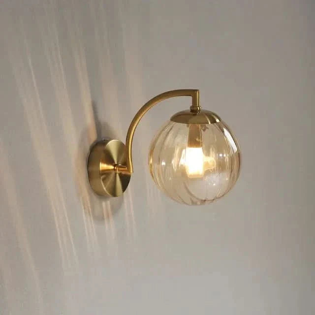Skorter | LuxeCrystal Modern Glass Wall Lamp