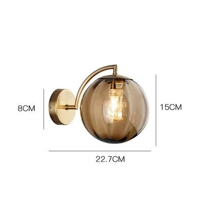 Skorter | Elegant Wall Light With Glass Design