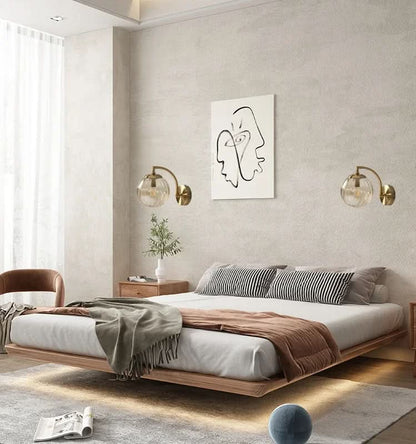 Skorter | LuxeCrystal Modern Glass Wall Lamp