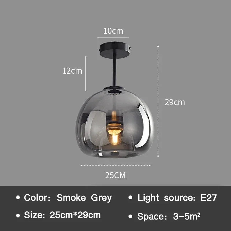 Skorter | EssenceGlow - Glass Ceiling Light