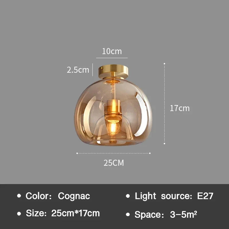 Skorter | EssenceGlow - Glass Ceiling Light