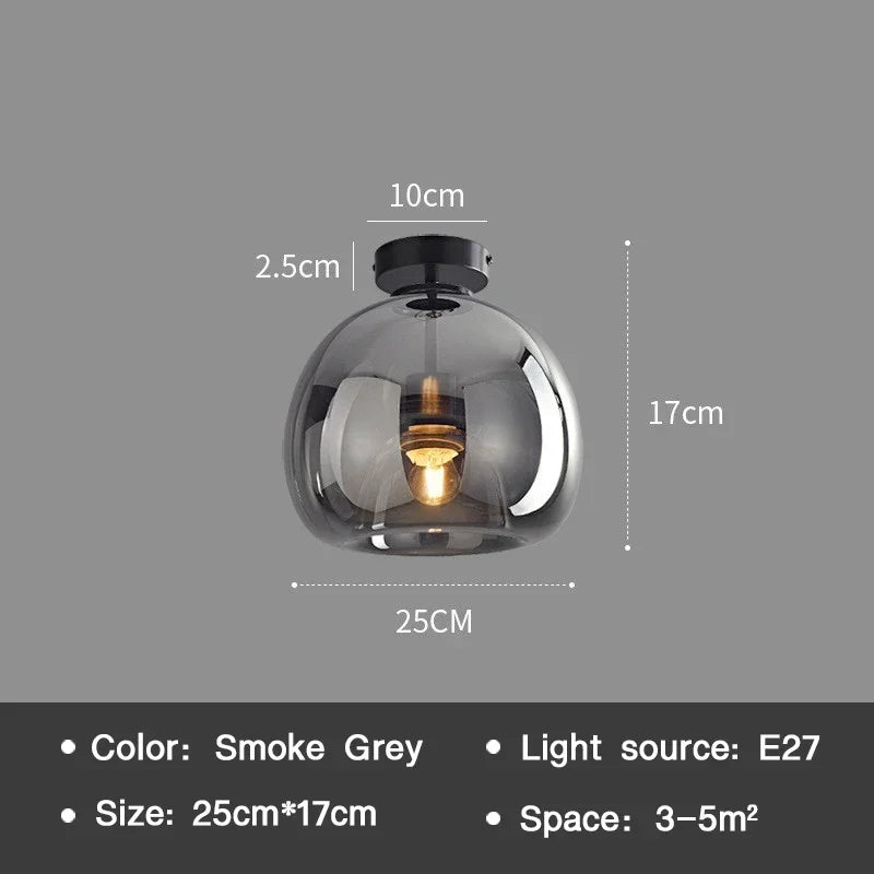 Skorter | EssenceGlow - Glass Ceiling Light