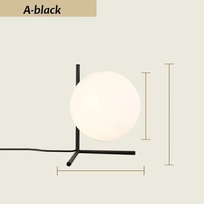 Skorter | CityGlow - Modern minimalist glass table lamp