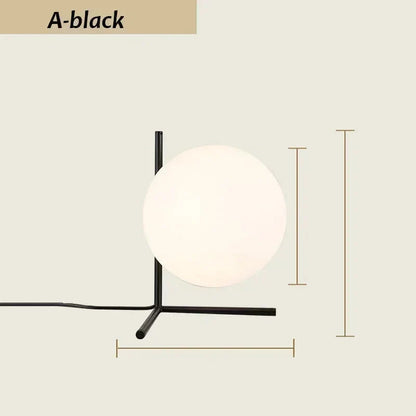 Skorter | CityGlow - Modern minimalist glass table lamp