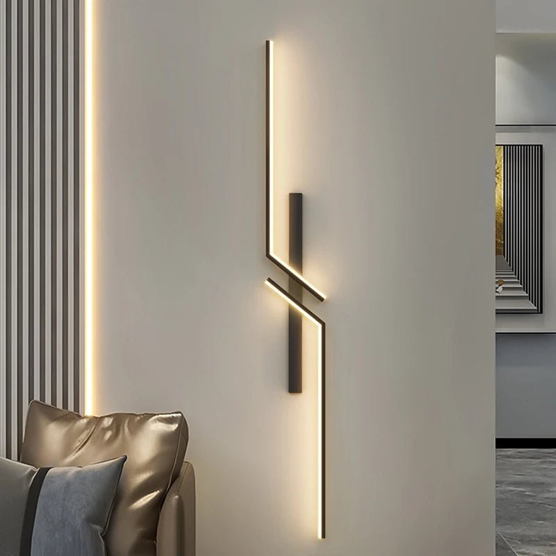 Skorter | Creative LED wall lamp with stripe design | Modern design and dimmable light in 3 colors