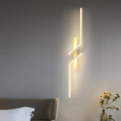 Skorter | Creative LED wall lamp with stripe design | Modern design and dimmable light in 3 colors