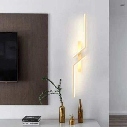 Skorter | Creative LED wall lamp with stripe design | Modern design and dimmable light in 3 colors