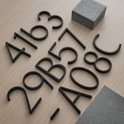 Skorter | 3D house numbers with floating look & weatherproof quality