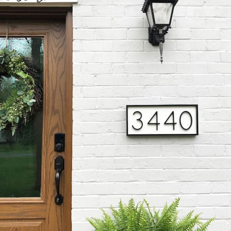 Skorter | 3D house numbers with floating look & weatherproof quality