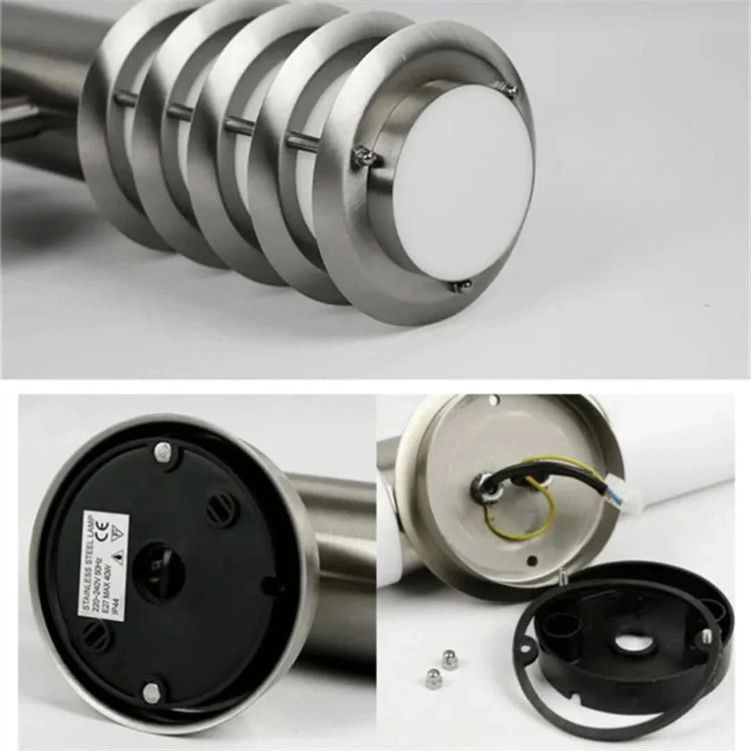 Skorter | Stainlessglow - Modern Wall Lamps in Stainless Steel for Outdoor Use