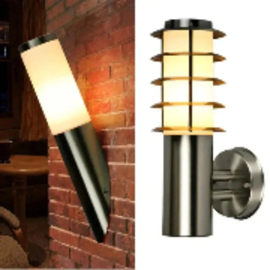 Skorter | Stainlessglow - Modern Wall Lamps in Stainless Steel for Outdoor Use