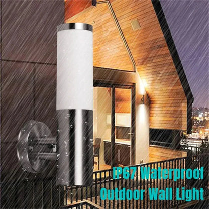 Skorter | Stainlessglow - Modern Wall Lamps in Stainless Steel for Outdoor Use