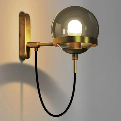 Skorter | GlassGlow - Modern Glass Wall Lamp – LED Wall Lamp for Living Room & Hallway