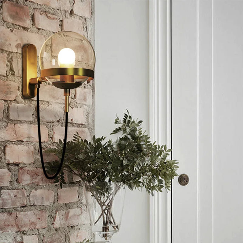 Skorter | GlassGlow - Modern Glass Wall Lamp – LED Wall Lamp for Living Room & Hallway