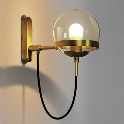 Skorter | GlassGlow - Modern Glass Wall Lamp – LED Wall Lamp for Living Room & Hallway