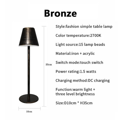 Skorter | LumiGlide - Rechargeable LED Table and Desk Lamp