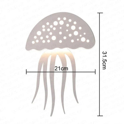 Skorter | GlimmerCoral Jellyfish LED Wall Lamp