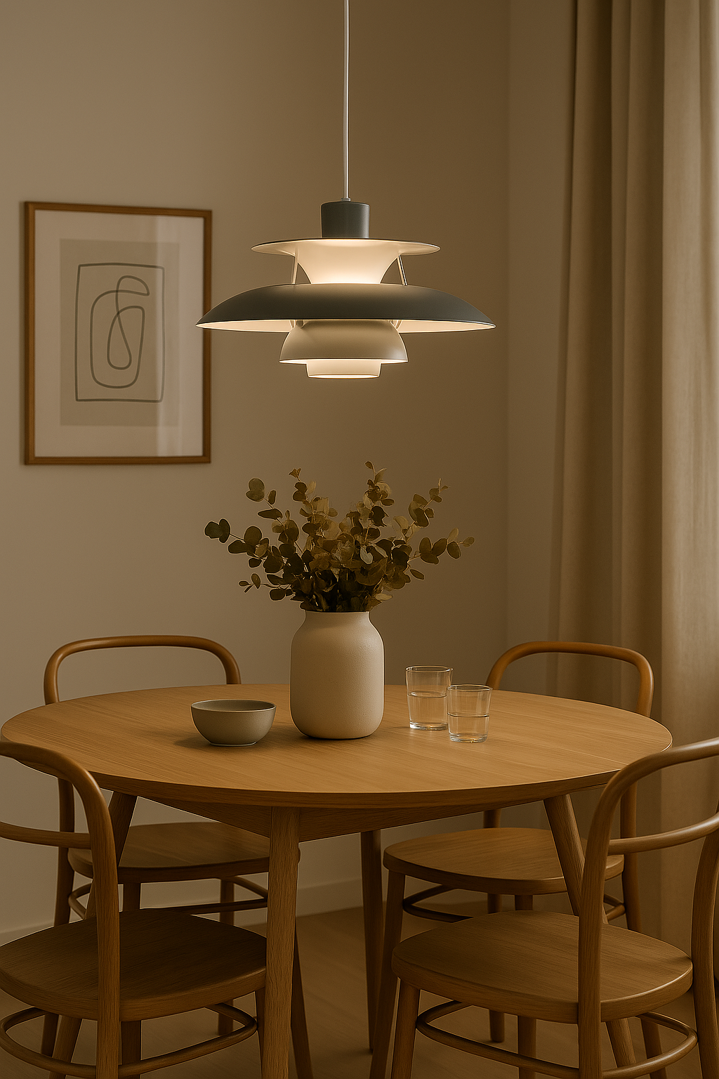 Skorter | Modern LED Ceiling Lamp Round – Dimmable & Durable – Stylish Lighting for Living Room, Dining Room & Office