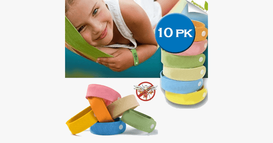 Skorter | 10-pack mosquito repellent bands - Various colors