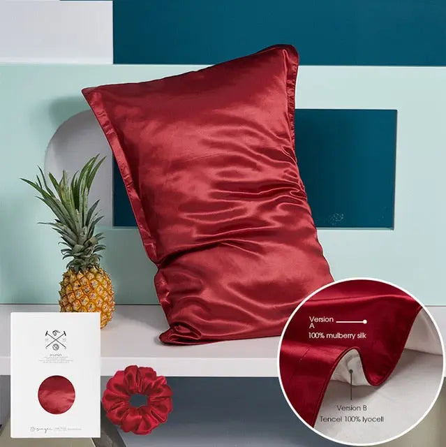 Skorter | Mulberry 100% pure silk pillowcase