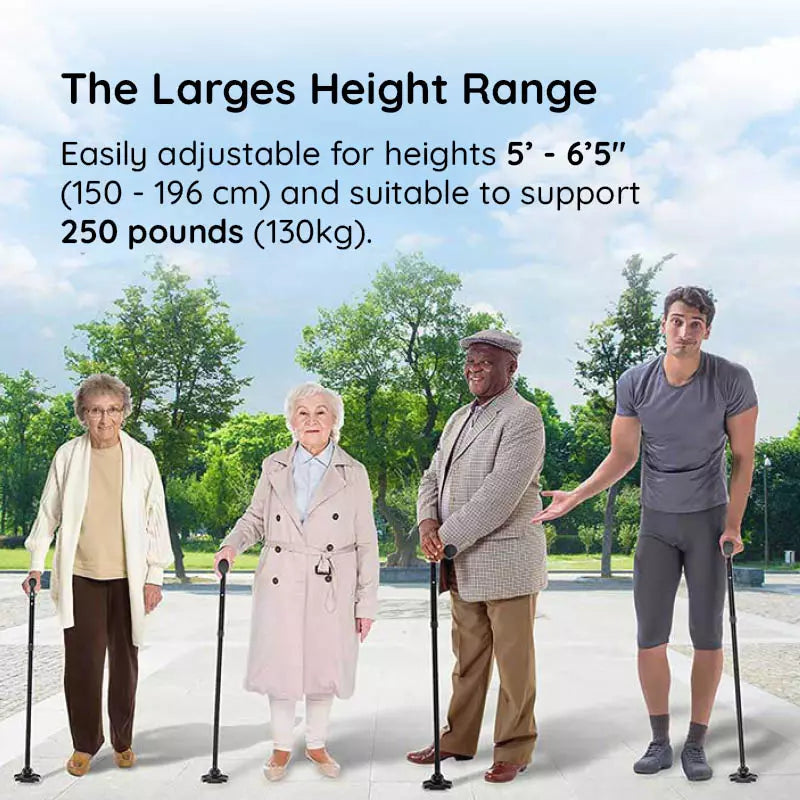 Skorter | Multi-Functional Foldable LED Walking Cane