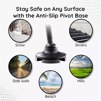 Skorter | Multi-Functional Foldable LED Walking Cane