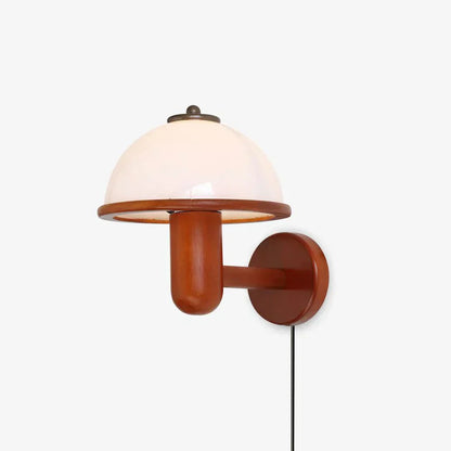 Skorter | NordShroom | Wooden Wall Lamp in Scandinavian Mushroom Style