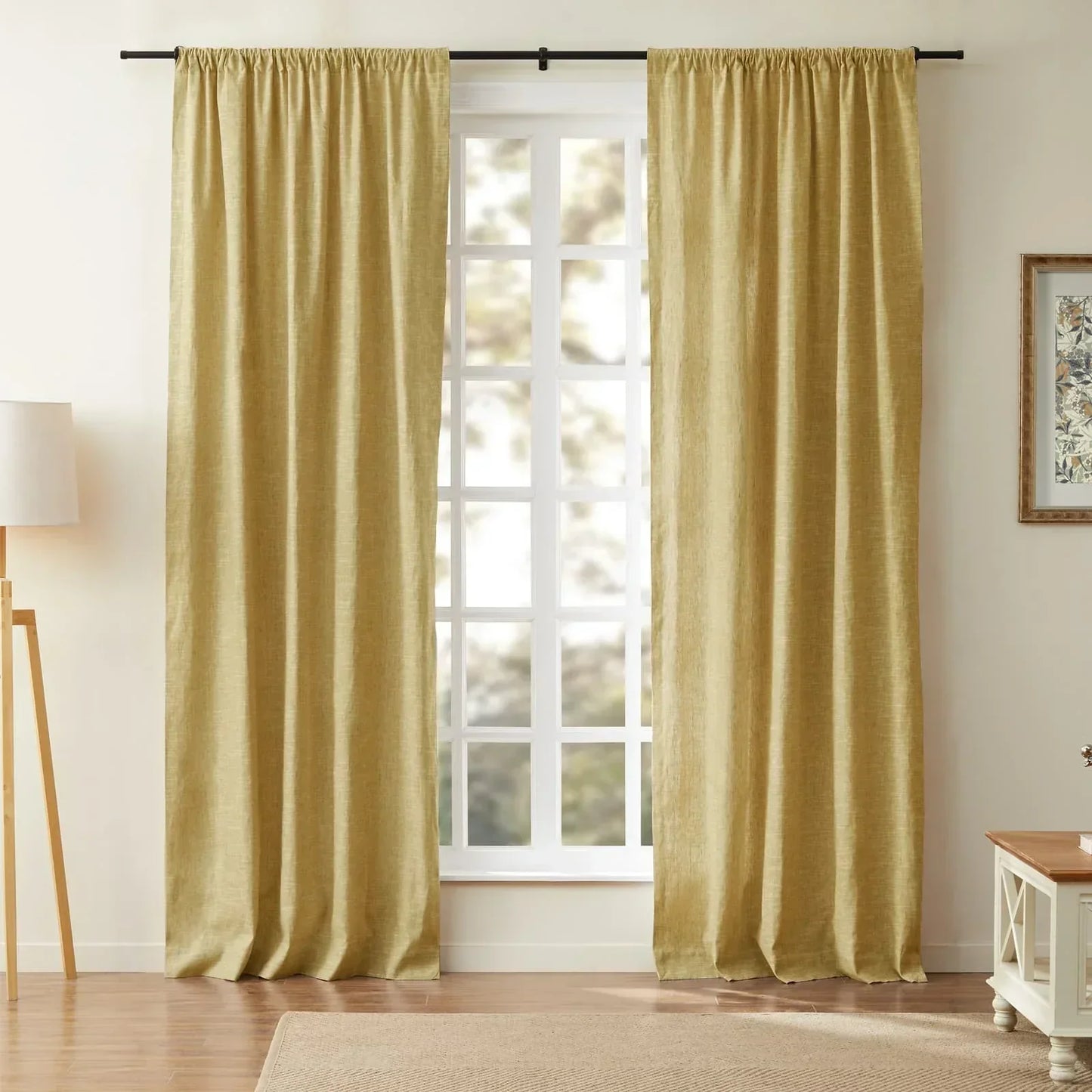 Skorter | Aira - Linen-Cotton Curtain with Soft Fabric