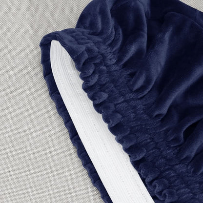 Skorter | 2-Seater Recliner Sofa Cover with Cup Holders – Velvet Plush