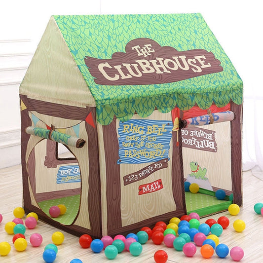 Skorter | Household Children Printing Play Tent Small Game House (Green)