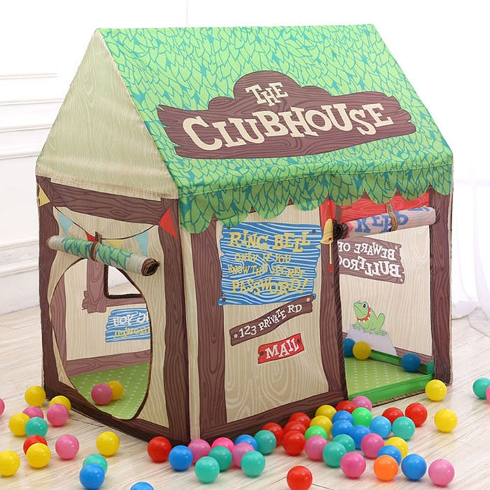 Skorter | Household Children Printing Play Tent Small Game House (Green)