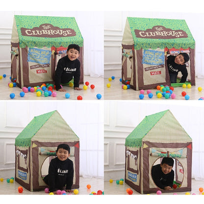 Skorter | Household Children Printing Play Tent Small Game House (Green)