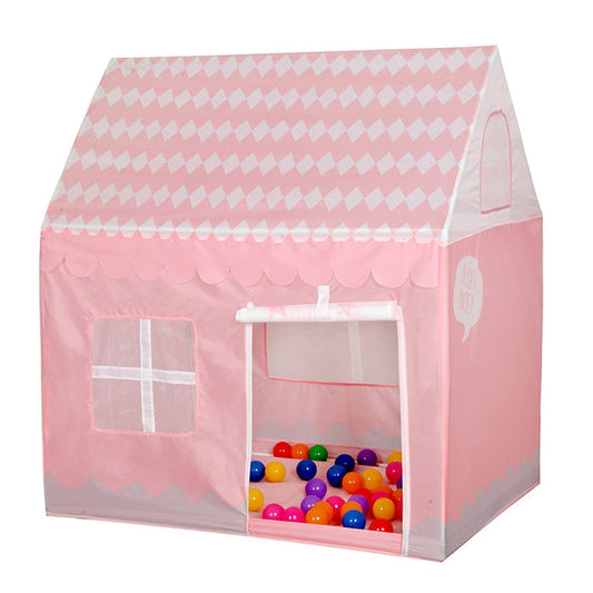 Skorter | Household Children Printing Play Tent Small Game House (Light Pink)