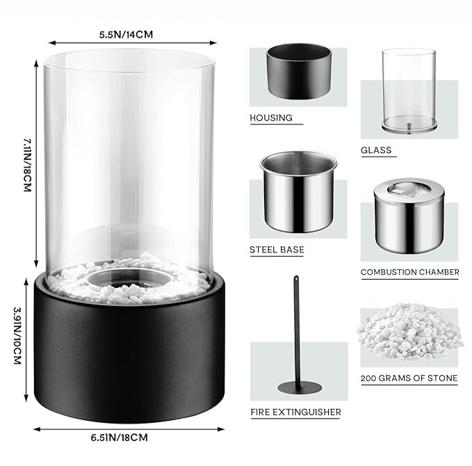 Skorter | Elegant eternal flame oil lamp – Classic design with modern functionality