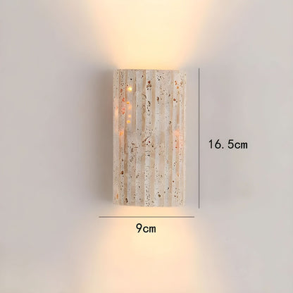 Skorter | Natural Stone LED Wall Sconce Light