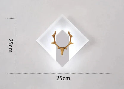 Skorter | AntlerGlow - Modern LED Wall Lamp with Antler Design - Decorative Lighting