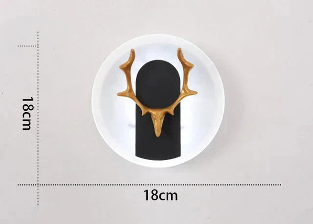 Skorter | AntlerGlow - Modern LED Wall Lamp with Antler Design - Decorative Lighting