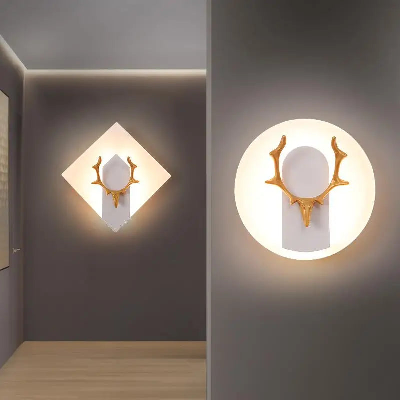 Skorter | AntlerGlow - Modern LED Wall Lamp with Antler Design - Decorative Lighting