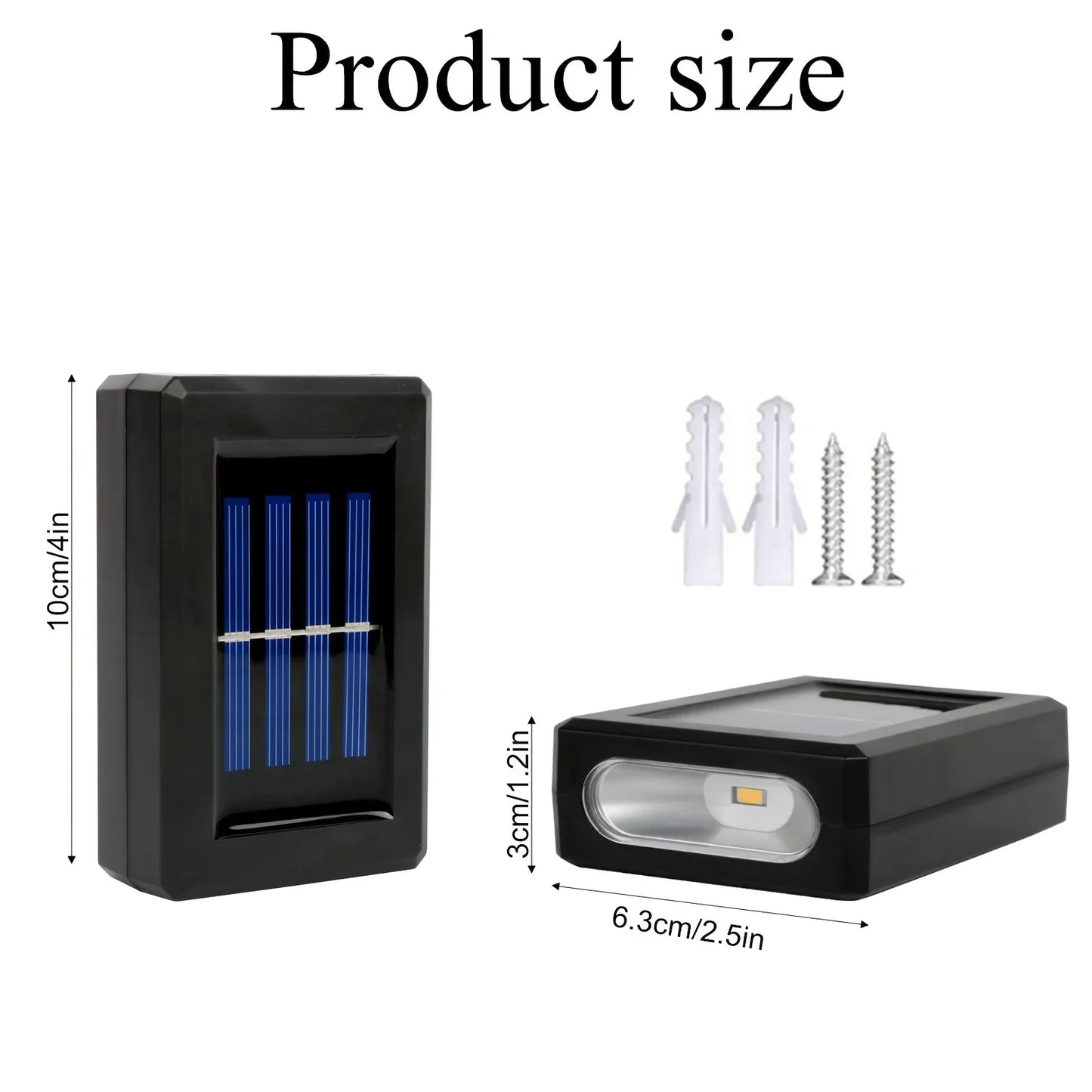 Skorter | LUMIX | New Solar Wall Lighting for Outdoors | Waterproof LED Solar Lamp for Ambient Garden Light