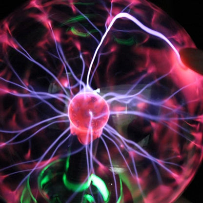 Skorter | PlasmaNova Plasma Ball Night Light | Interactive Lighting | Decorative Table Lamp | Perfect for Home and Office