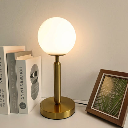 Skorter | RadiantGlow - Modern Table Lamp with Elegant Glass Sphere