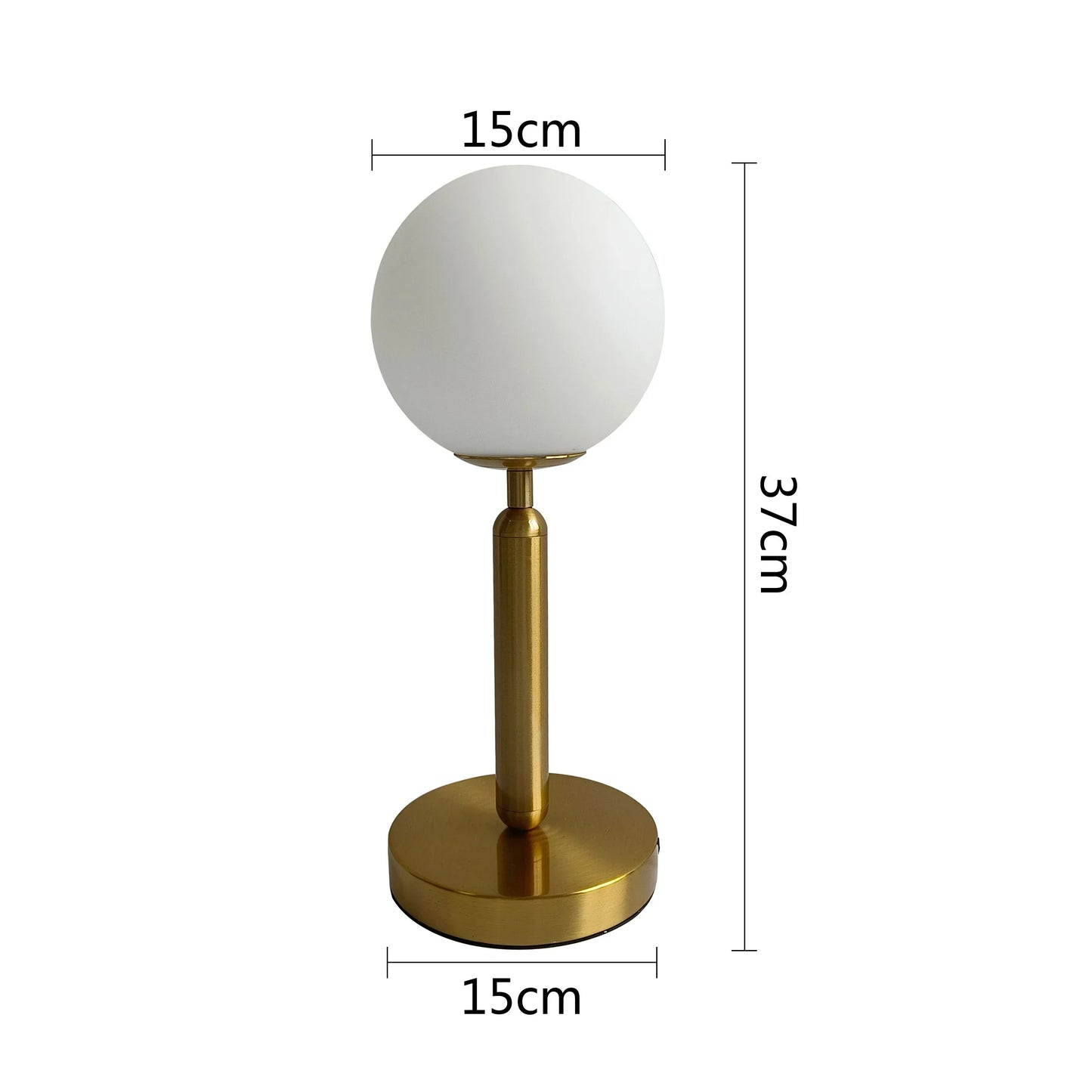 Skorter | RadiantGlow - Modern Table Lamp with Elegant Glass Sphere