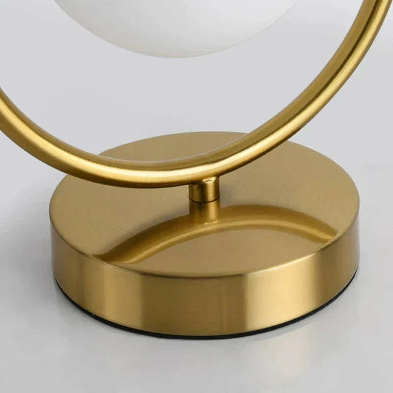 Skorter | RadiantGlow - Modern Table Lamp with Elegant Glass Sphere