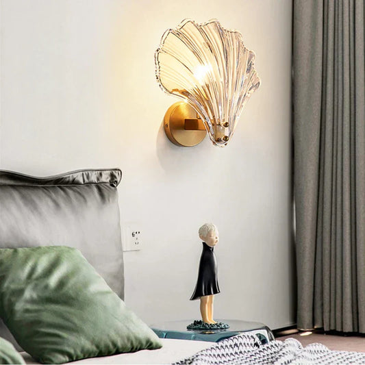 Skorter | SeaShell - Shell-shaped Glass Wall Lamp
