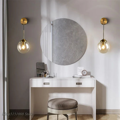 Skorter | GlasLuxe - Modern Glass Wall Lamp