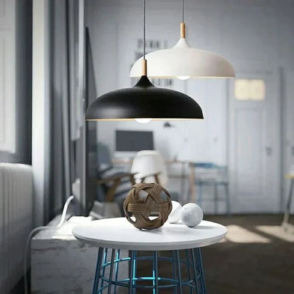 Skorter | Scandinavian Oak LED Ceiling Light Fixture