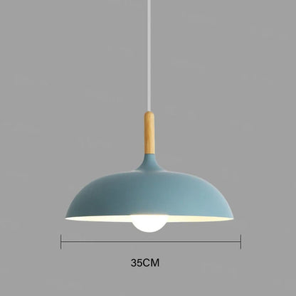 Skorter | NordicOak Scandinavian Oak Ceiling Light – Modern LED Pendant Lamp