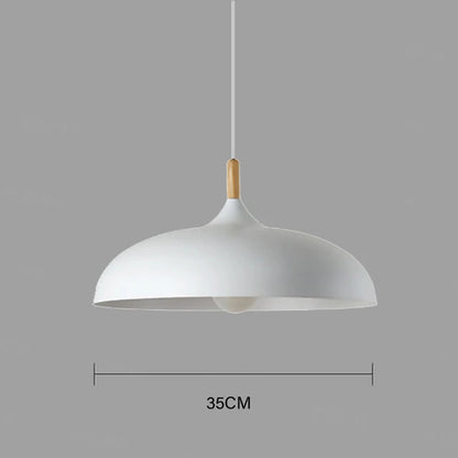 Skorter | NordicOak Scandinavian Oak Ceiling Light – Modern LED Pendant Lamp