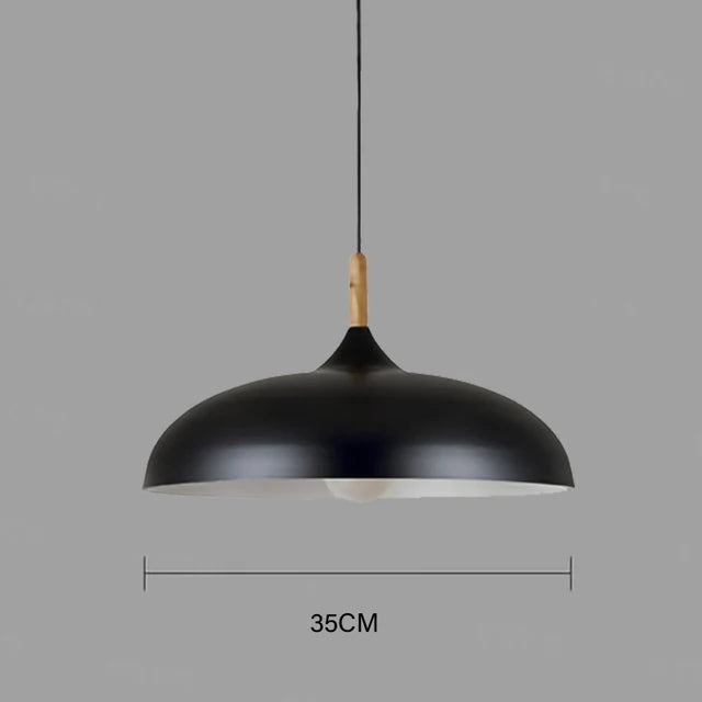 Skorter | NordicOak Scandinavian Oak Ceiling Light – Modern LED Pendant Lamp